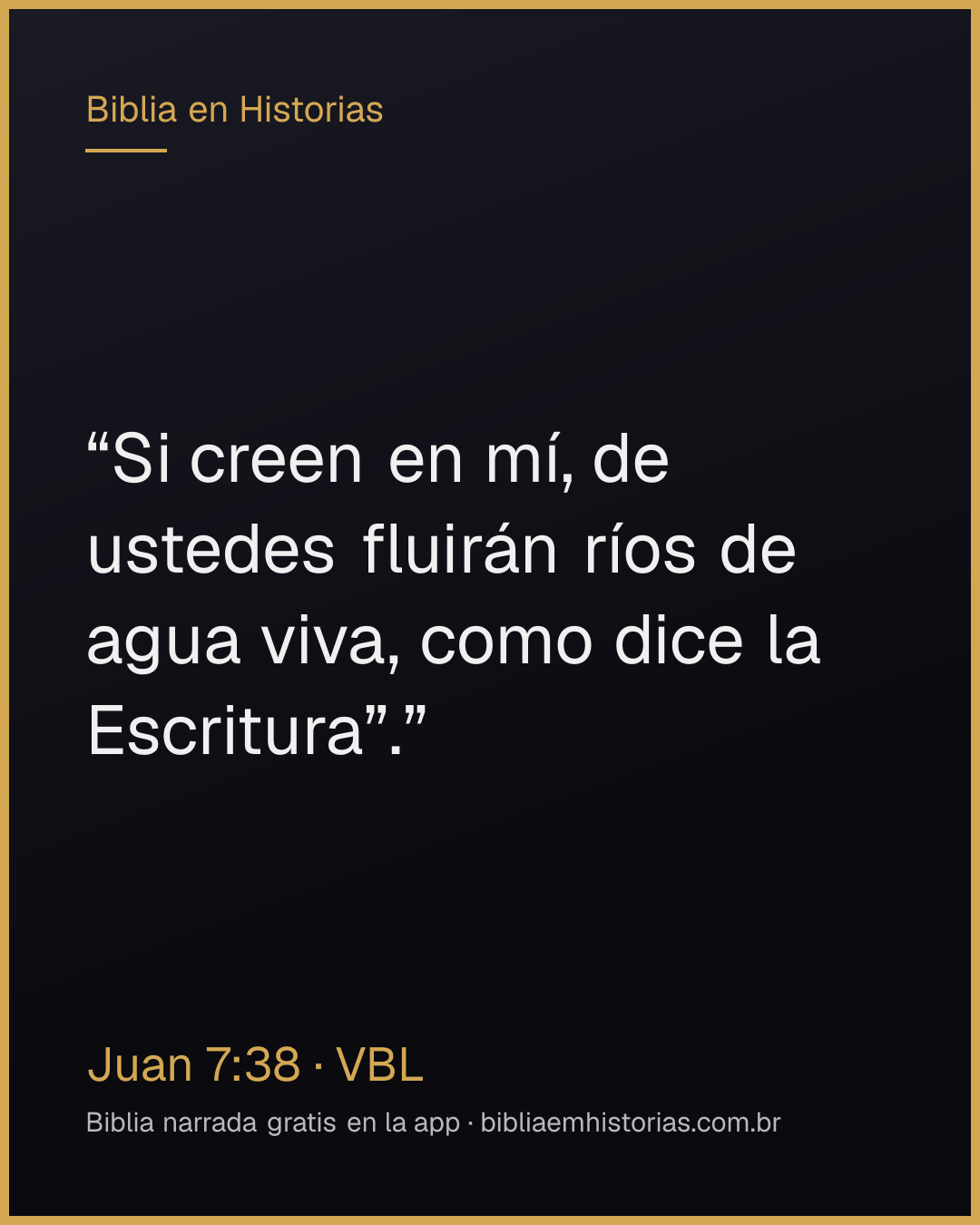 Imagen del versículo Juan 7:38 para compartir