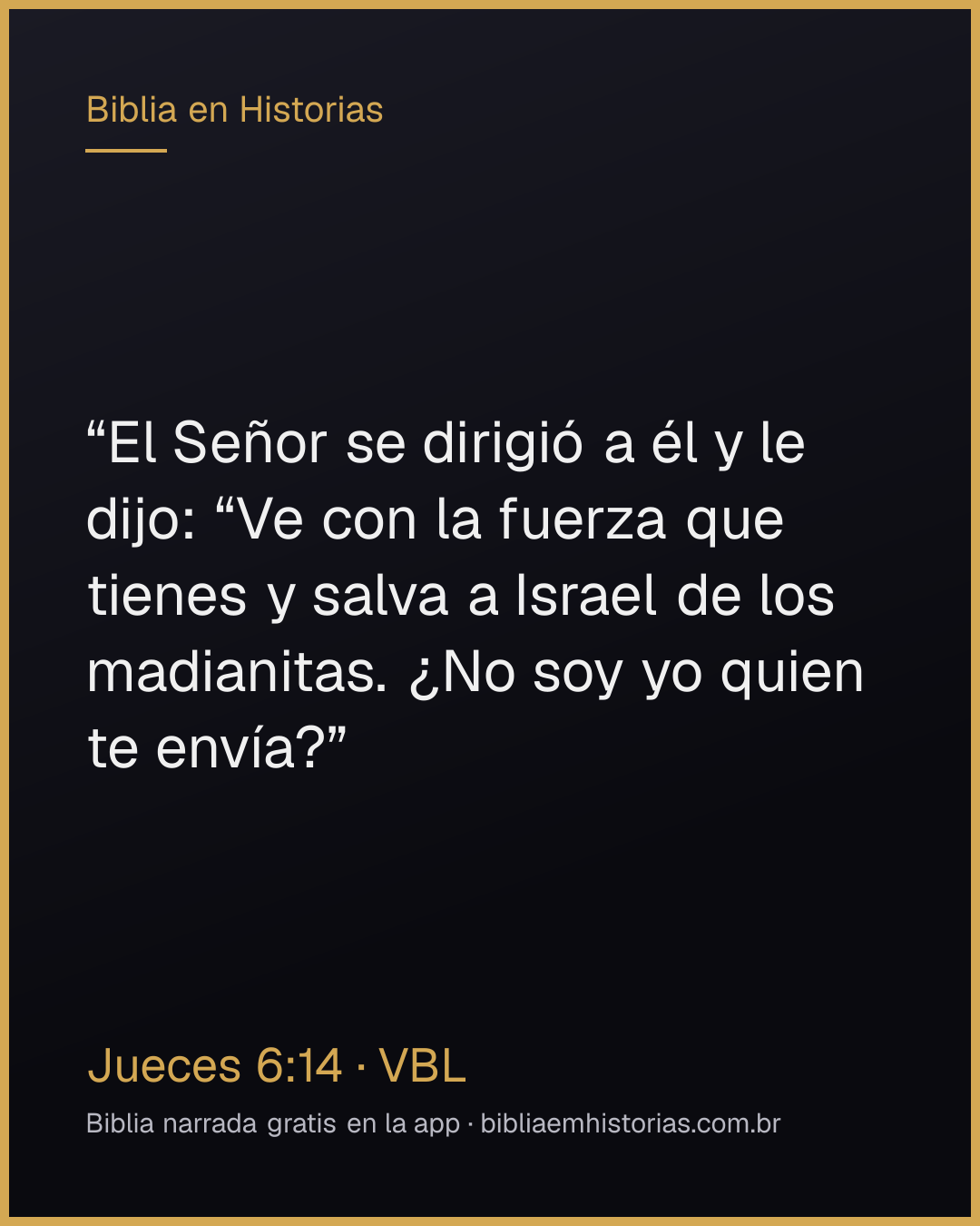 Imagen del versículo Jueces 6:14 para compartir
