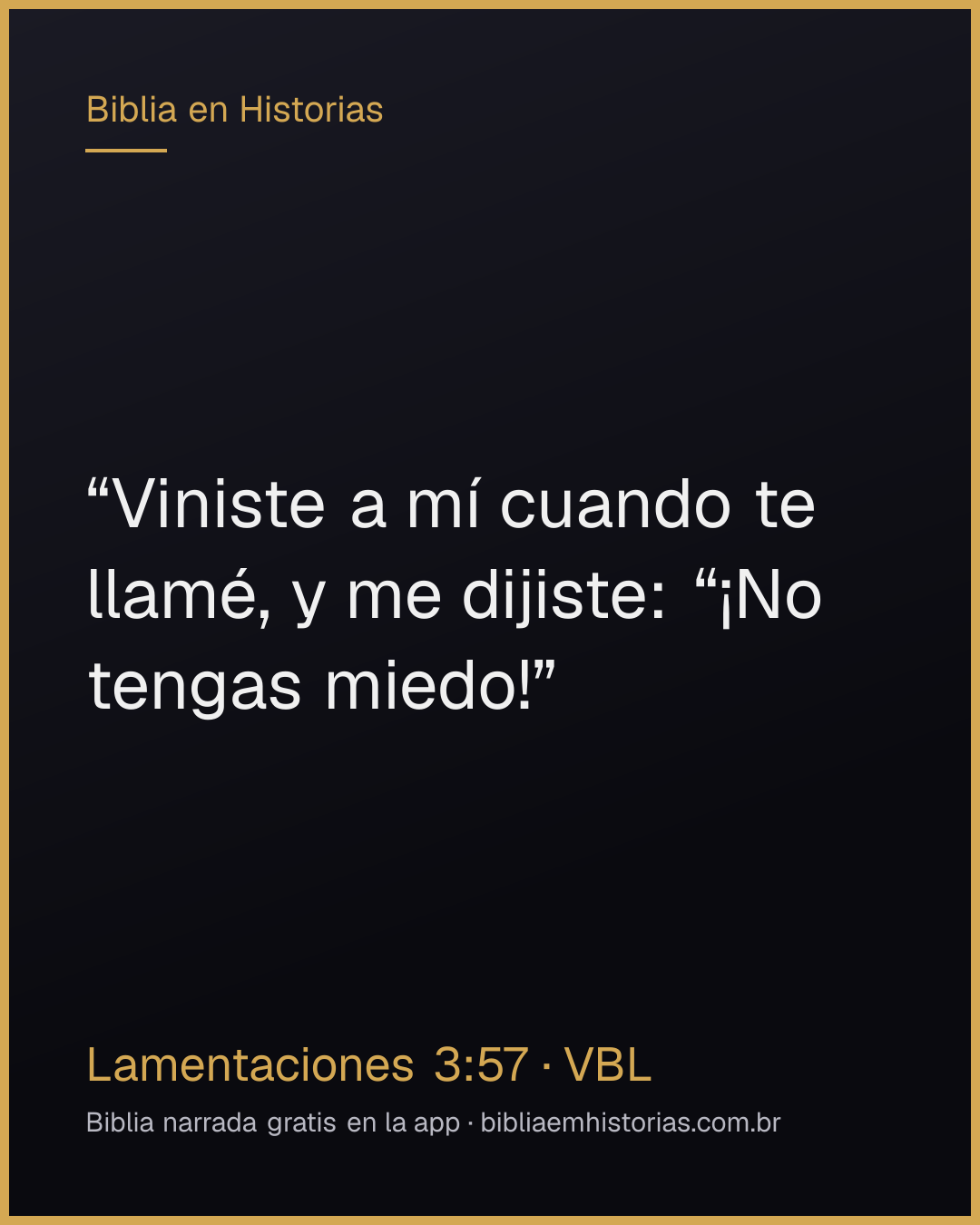 Imagen del versículo Lamentaciones 3:57 para compartir