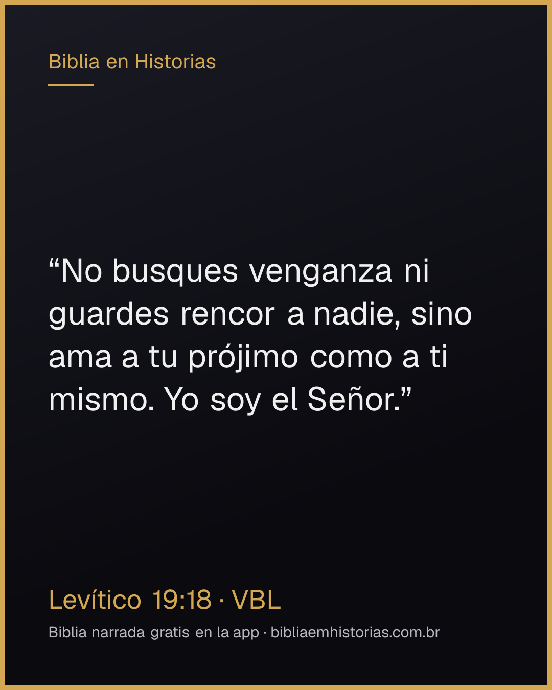 Imagen del versículo Levítico 19:18 para compartir