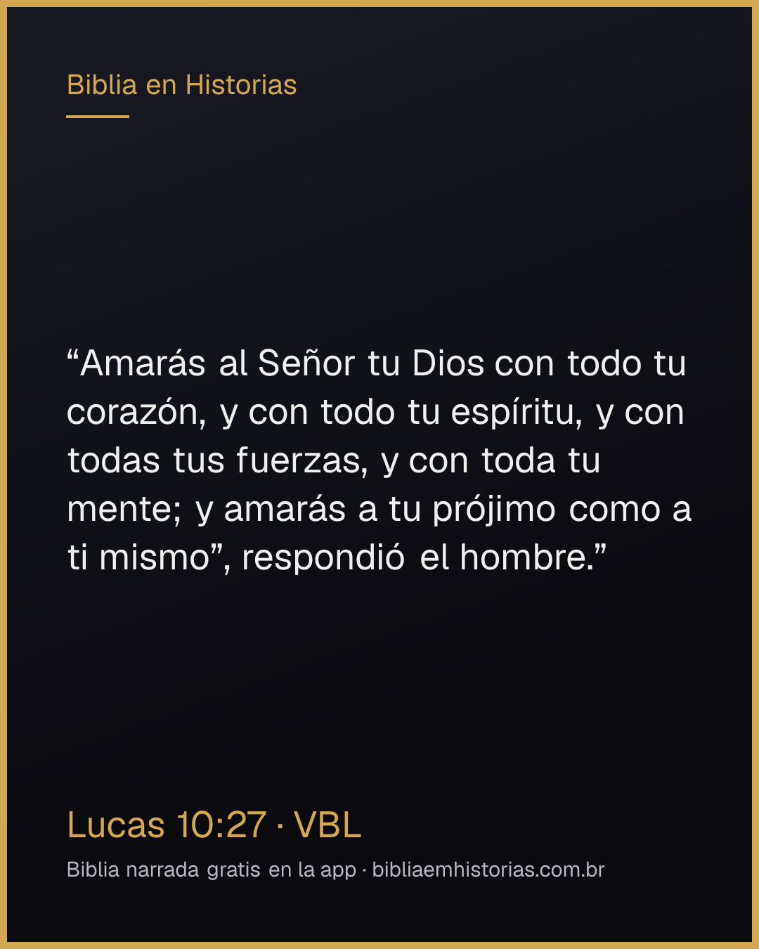 Imagen del versículo Lucas 10:27 para compartir