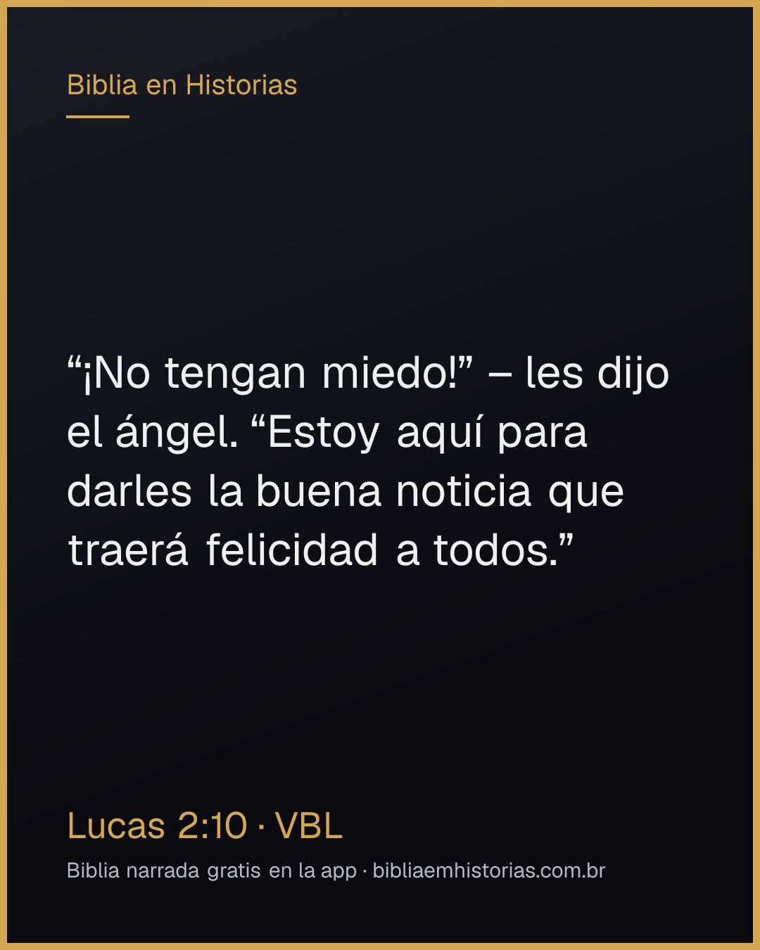 Imagen del versículo Lucas 2:10 para compartir
