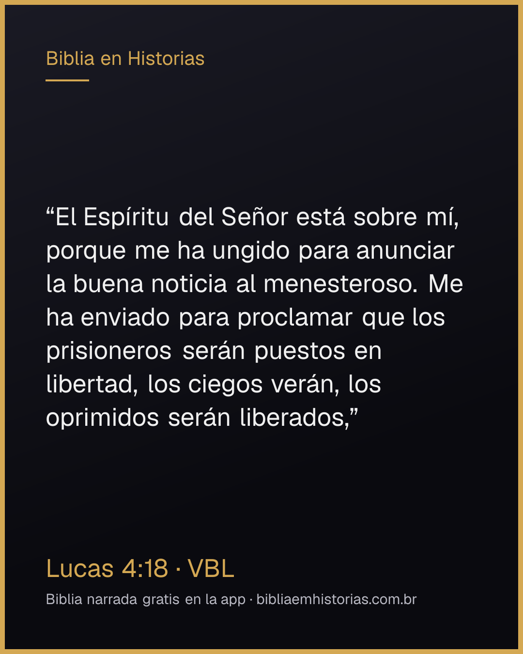 Imagen del versículo Lucas 4:18 para compartir