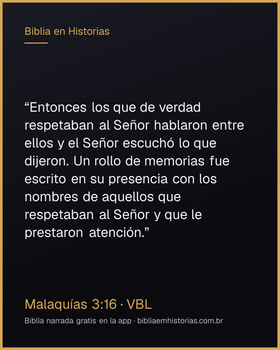 Imagen del versículo Malaquías 3:16 para compartir