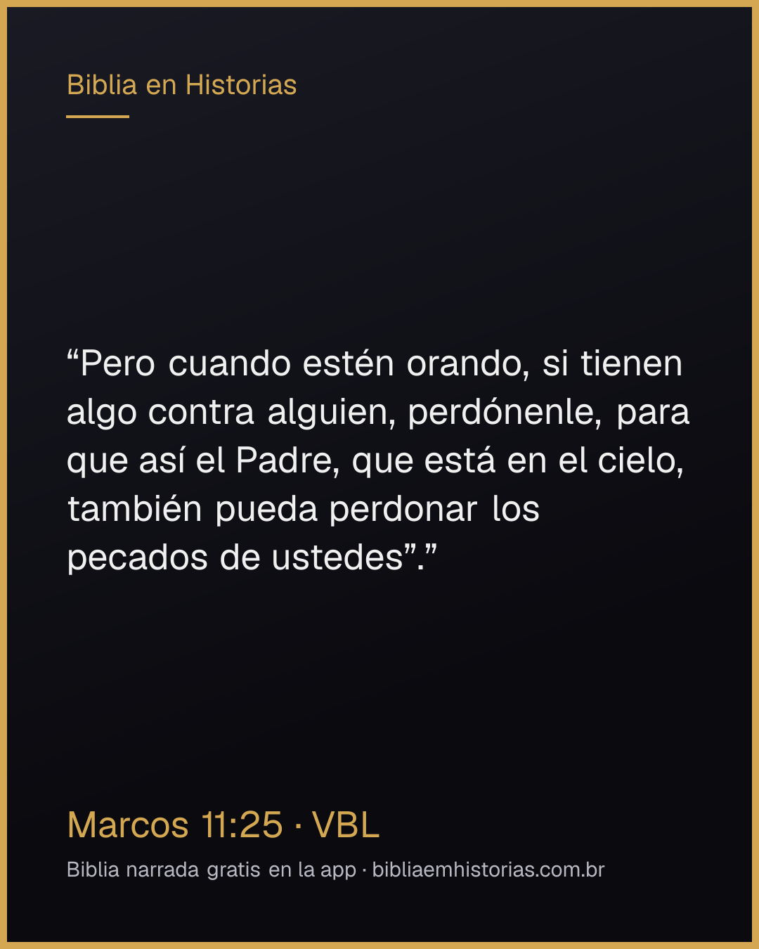 Imagen del versículo Marcos 11:25 para compartir