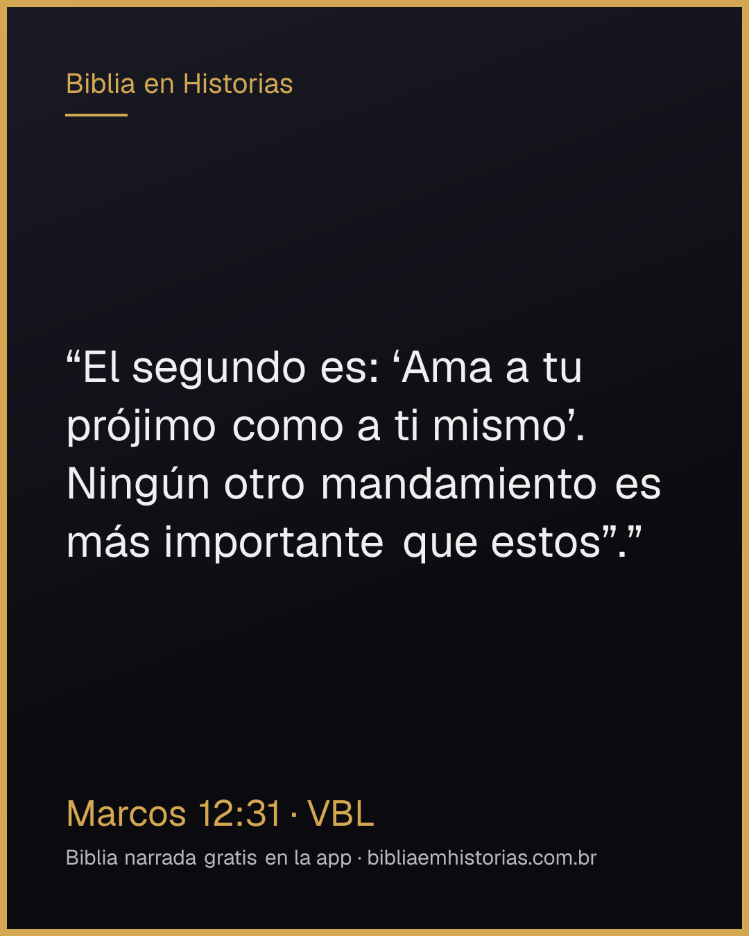 Imagen del versículo Marcos 12:31 para compartir
