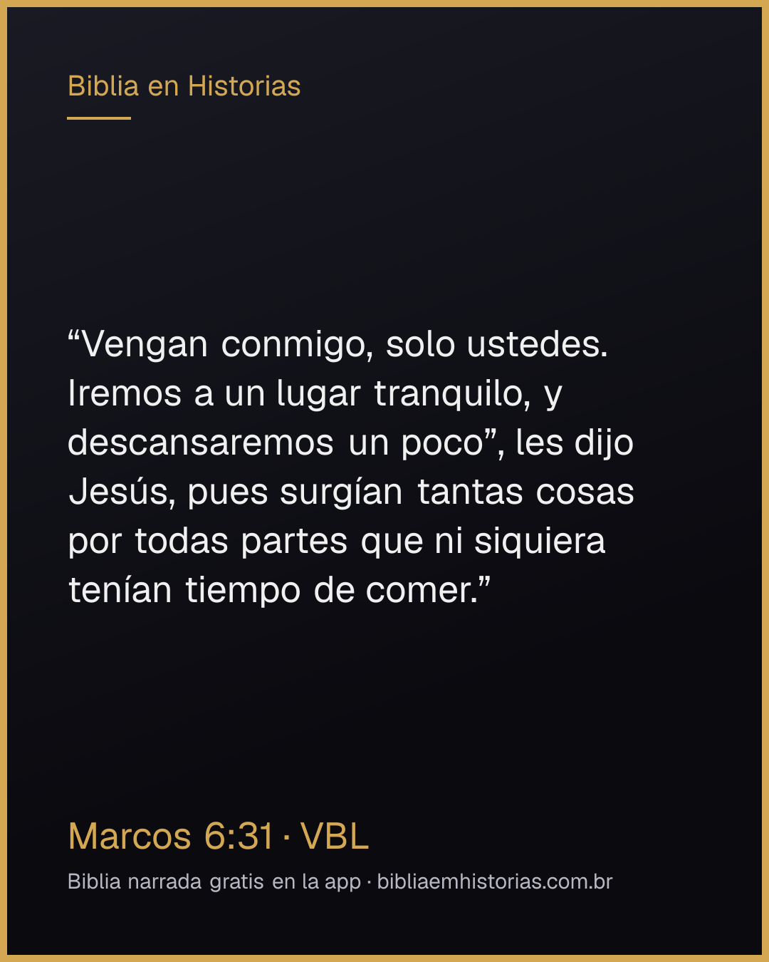 Imagen del versículo Marcos 6:31 para compartir