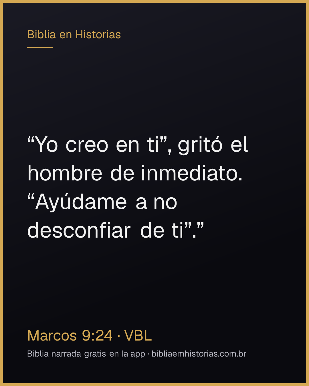 Imagen del versículo Marcos 9:24 para compartir