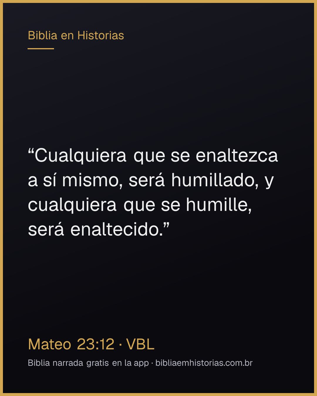 Imagen del versículo Mateo 23:12 para compartir