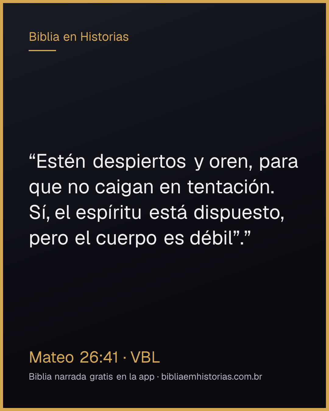 Imagen del versículo Mateo 26:41 para compartir