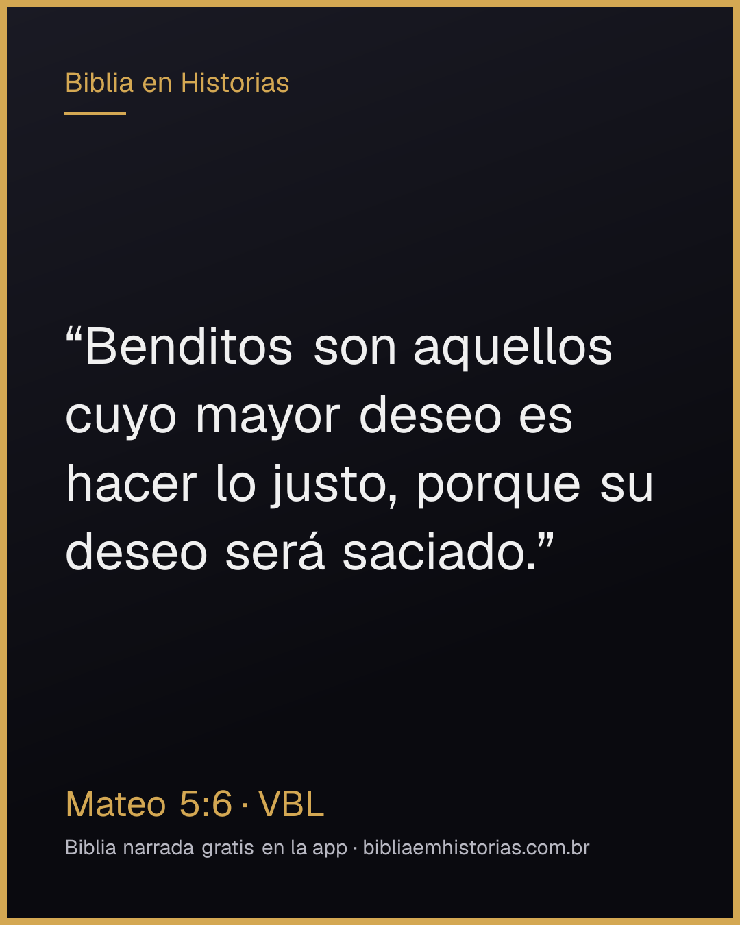 Imagen del versículo Mateo 5:6 para compartir