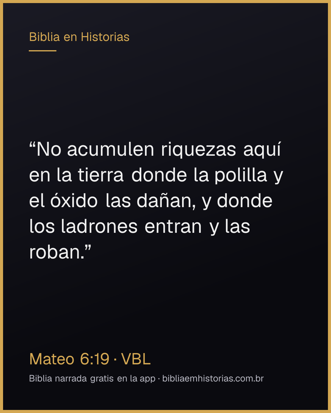 Imagen del versículo Mateo 6:19 para compartir