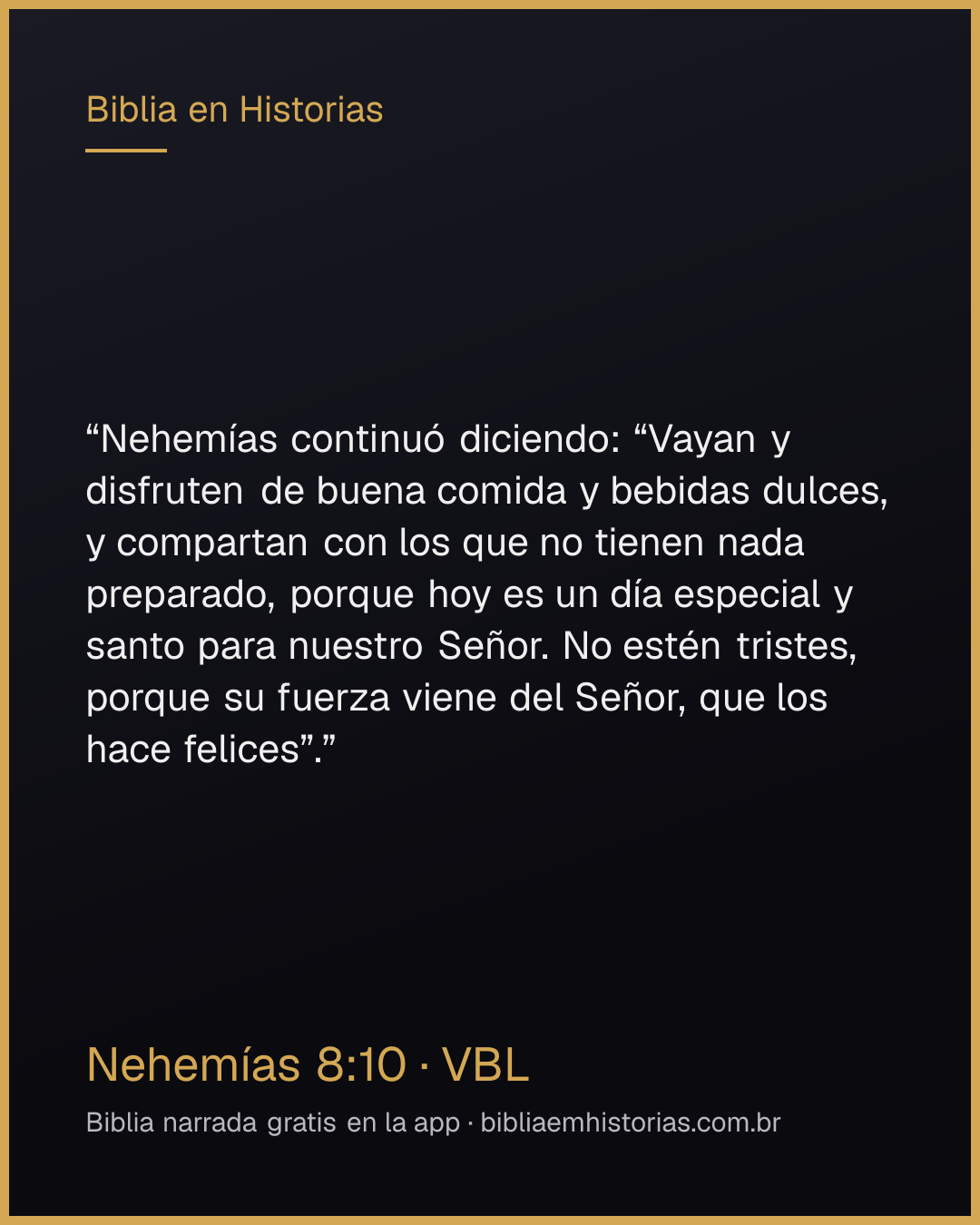 Imagen del versículo Nehemías 8:10 para compartir