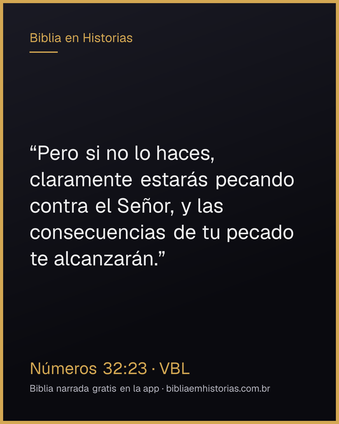 Imagen del versículo Números 32:23 para compartir