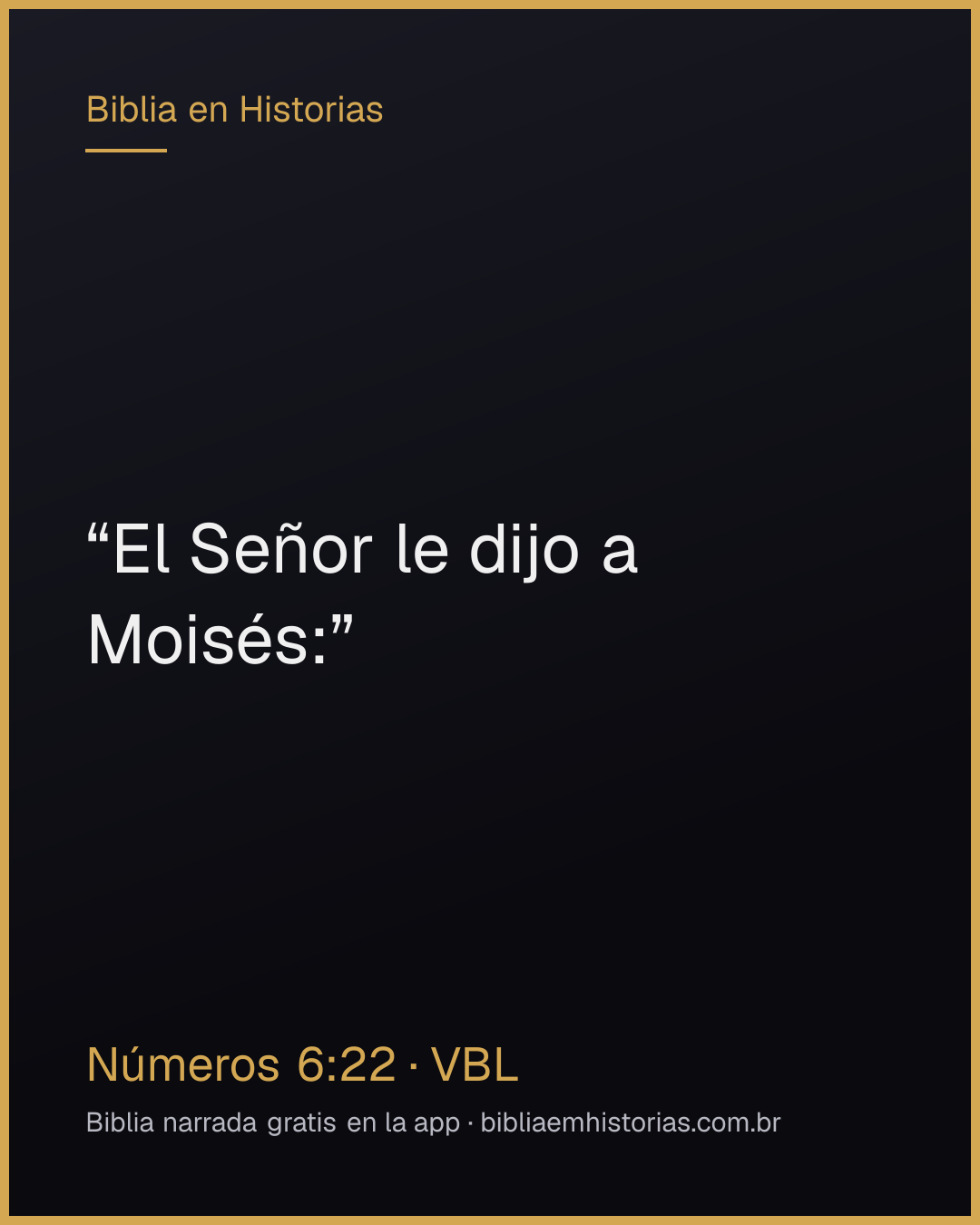 Imagen del versículo Números 6:22 para compartir
