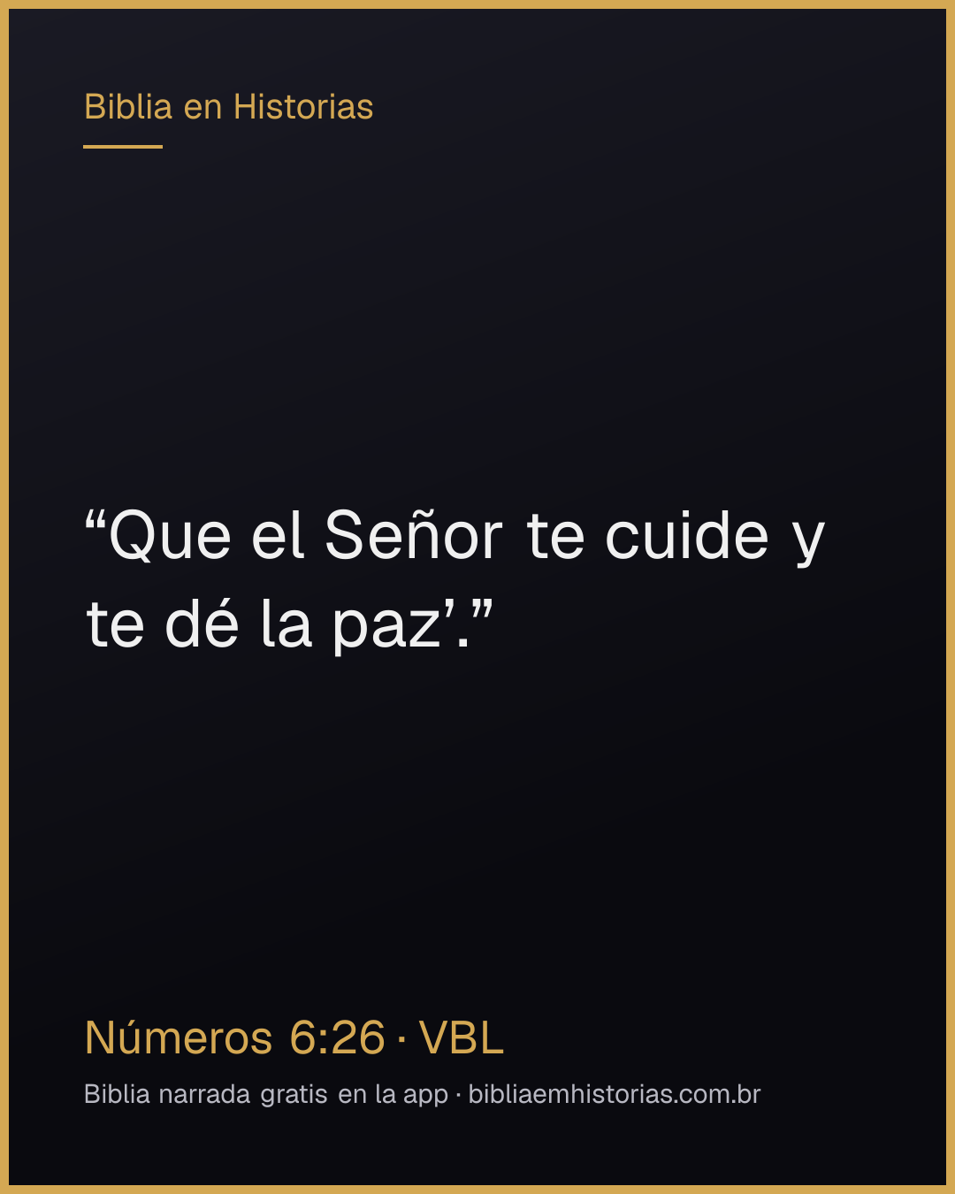 Imagen del versículo Números 6:26 para compartir