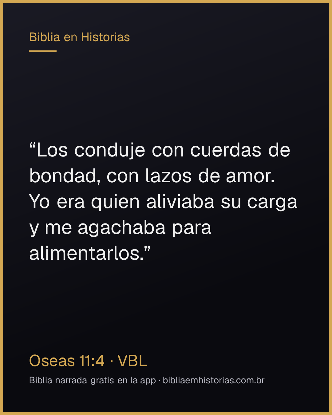 Imagen del versículo Oseas 11:4 para compartir