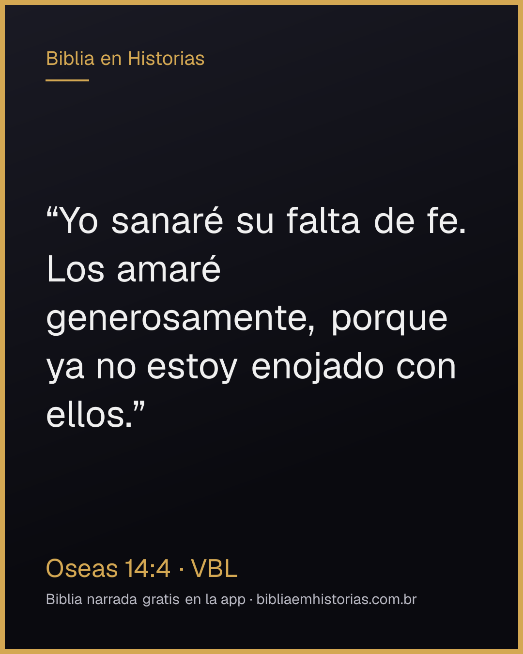 Imagen del versículo Oseas 14:4 para compartir