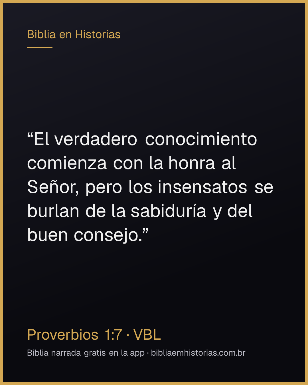 Imagen del versículo Proverbios 1:7 para compartir