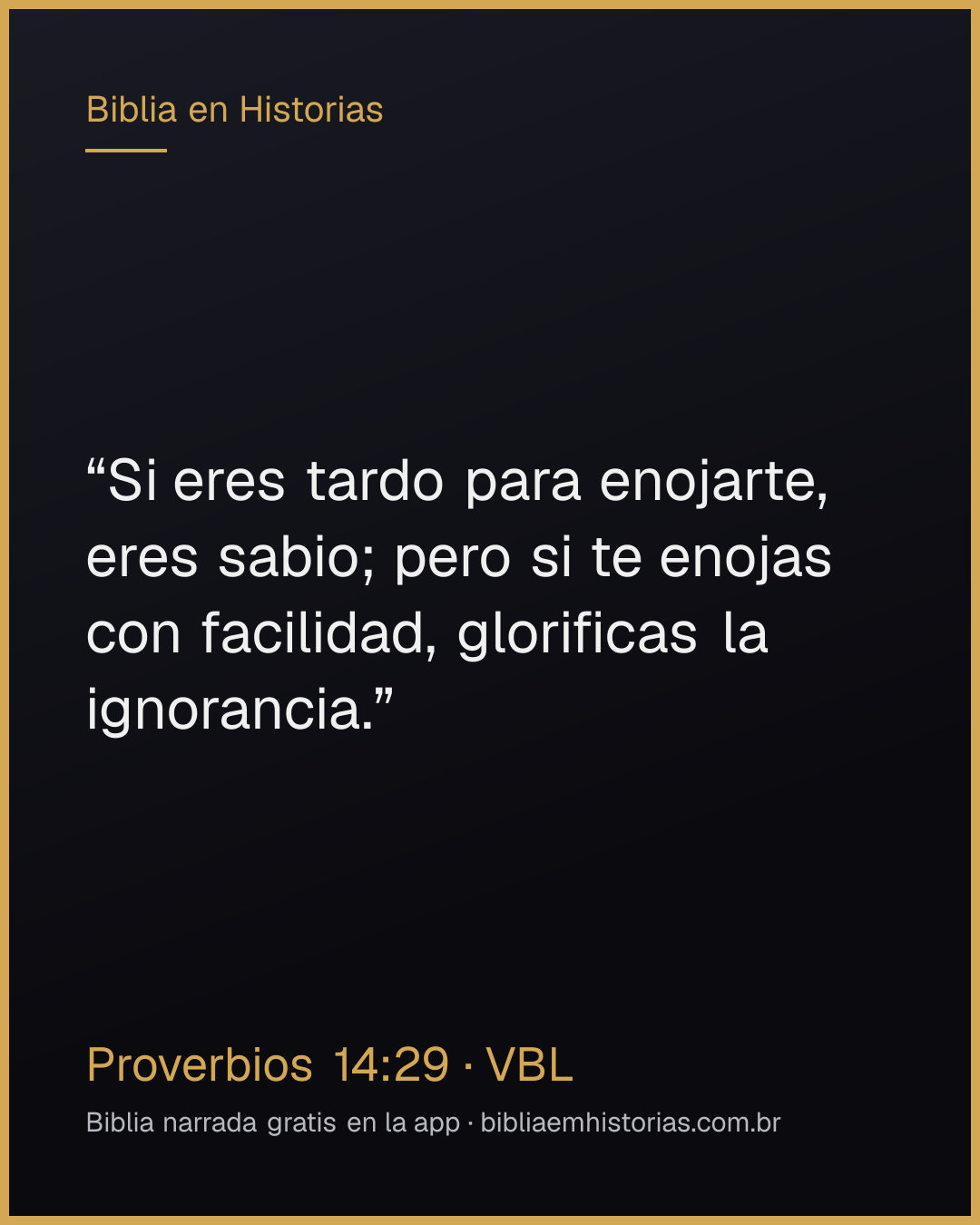 Imagen del versículo Proverbios 14:29 para compartir