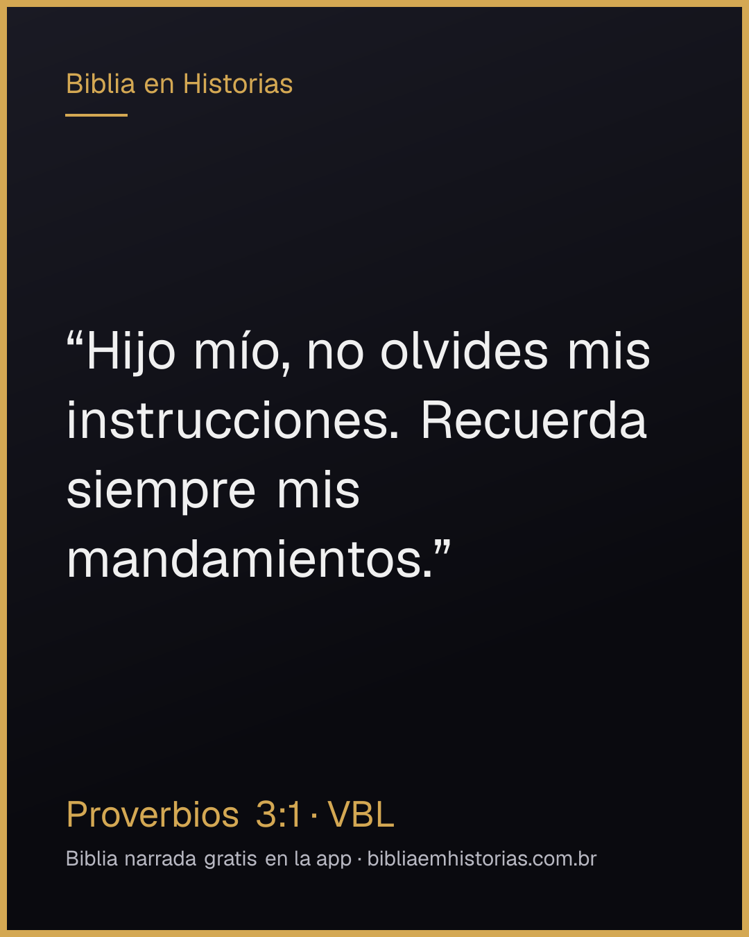 Imagen del versículo Proverbios 3:1 para compartir
