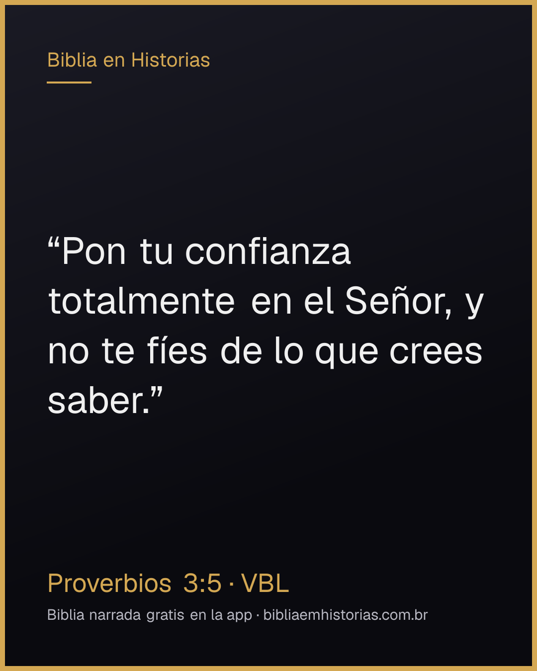 Imagen del versículo Proverbios 3:5 para compartir