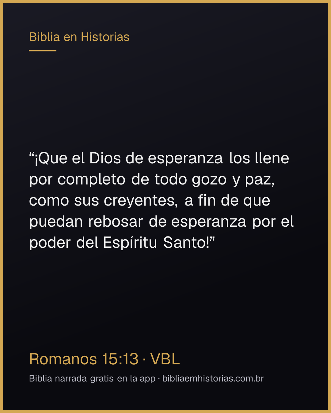 Imagen del versículo Romanos 15:13 para compartir
