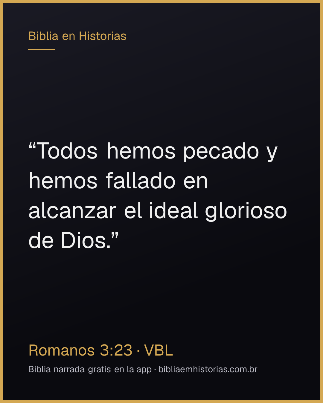 Imagen del versículo Romanos 3:23 para compartir