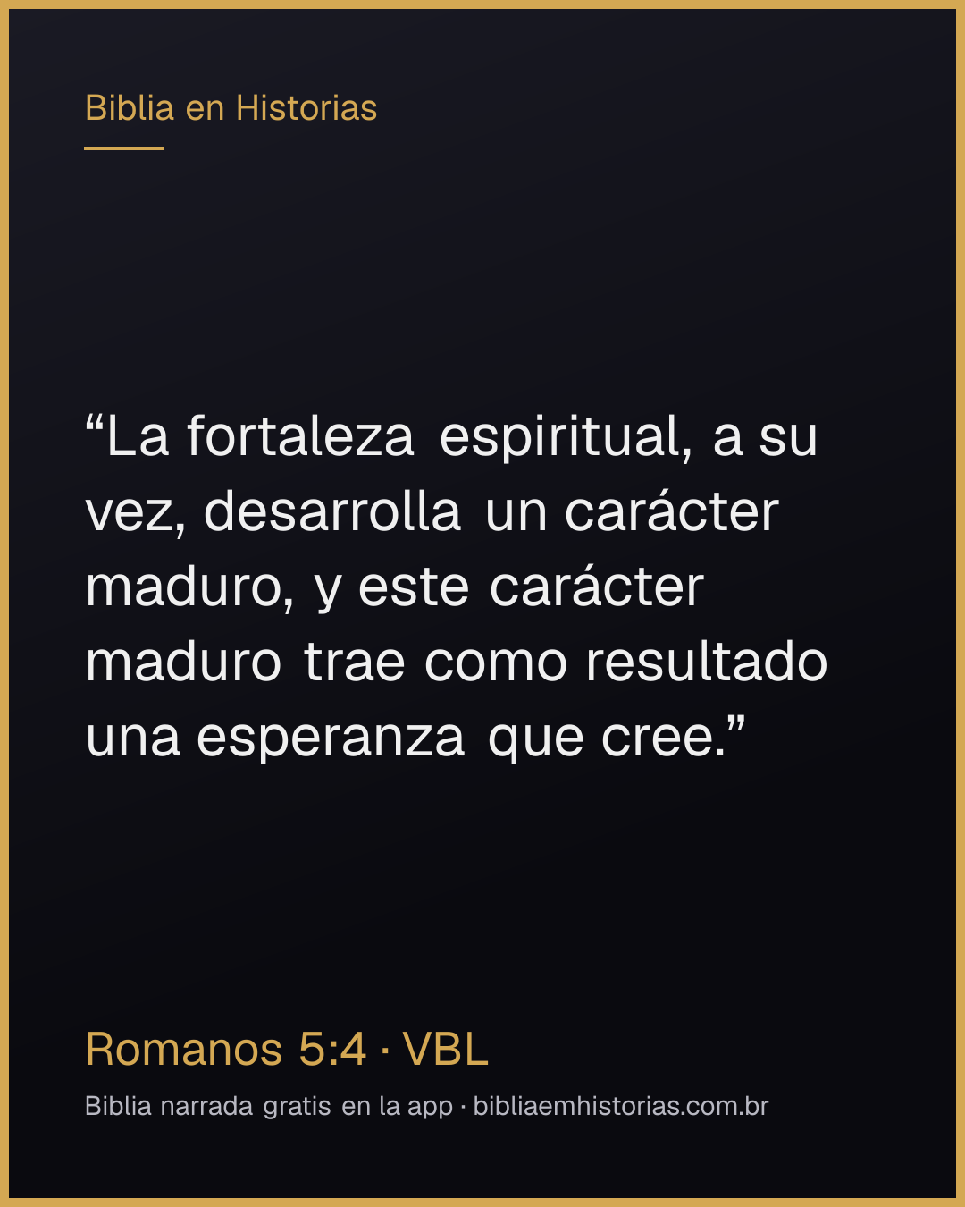 Imagen del versículo Romanos 5:4 para compartir