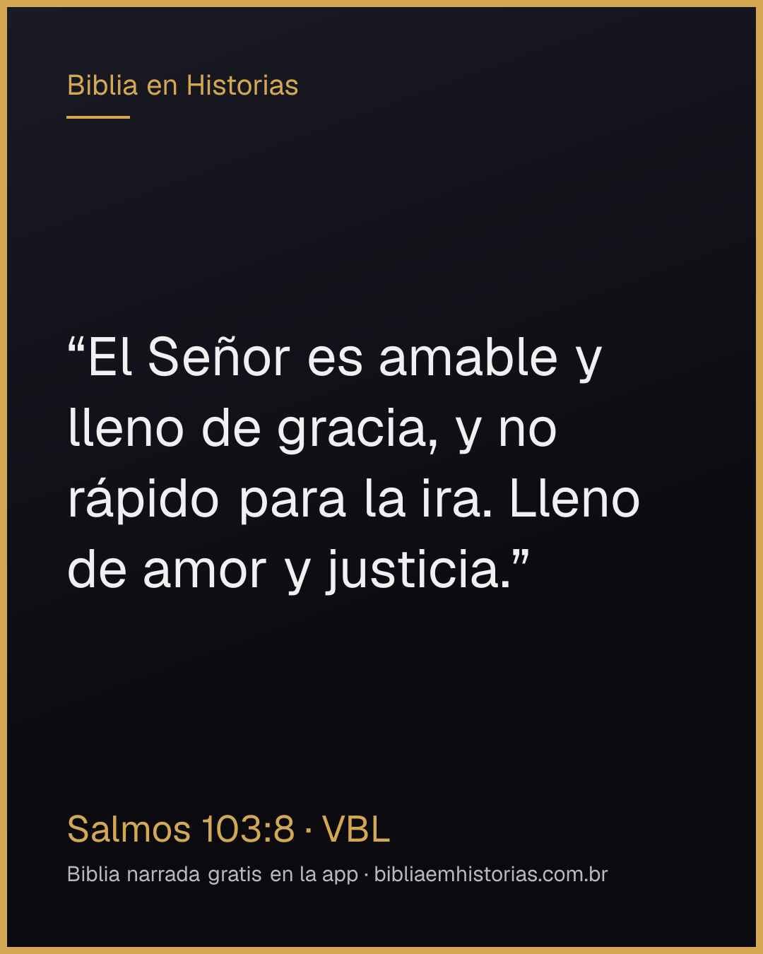 Imagen del versículo Salmos 103:8 para compartir