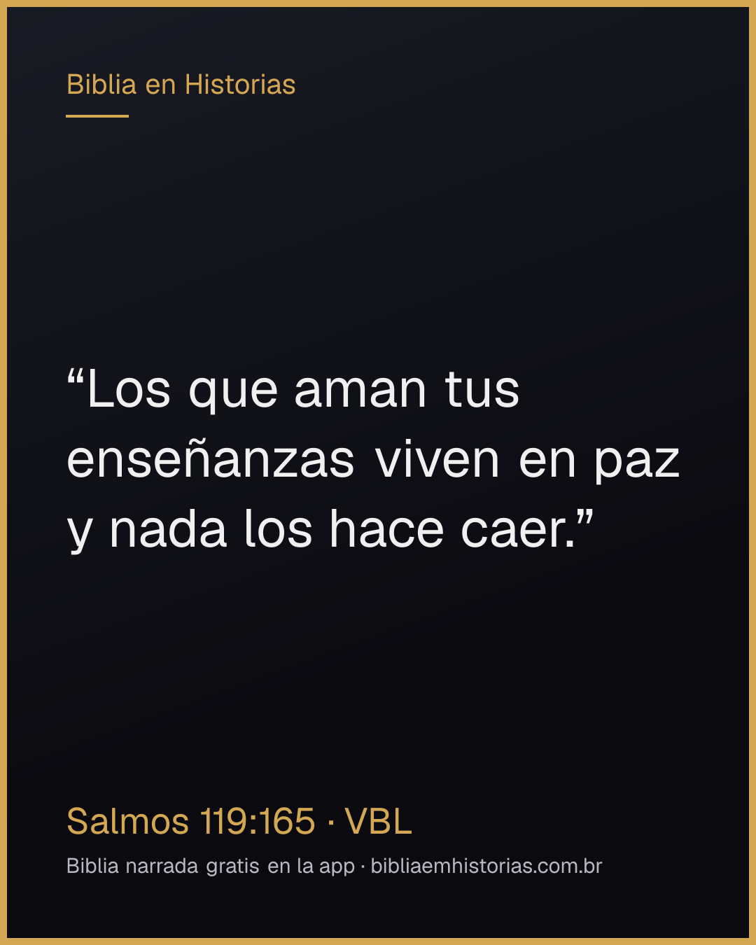 Imagen del versículo Salmos 119:165 para compartir