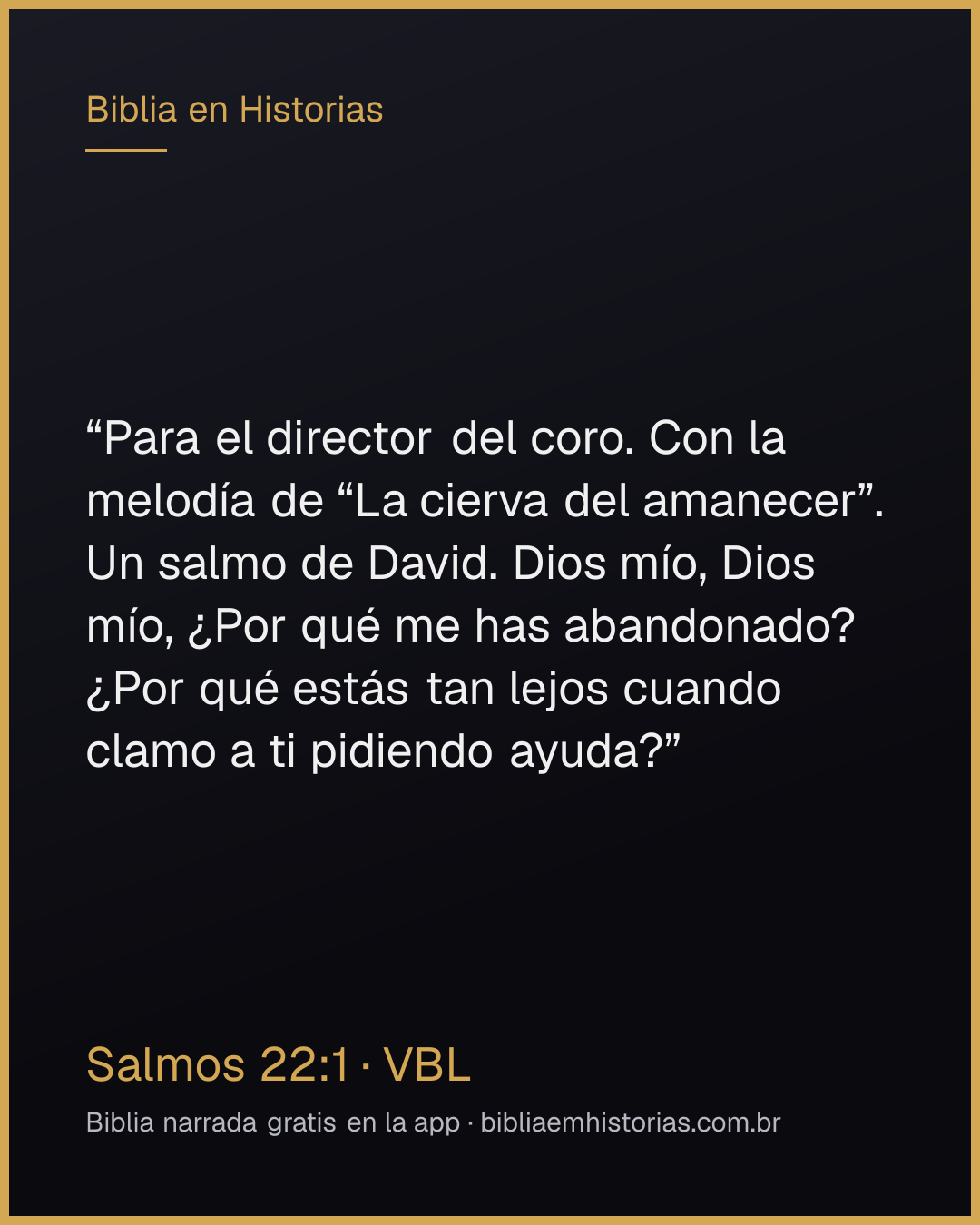 Imagen del versículo Salmos 22:1 para compartir