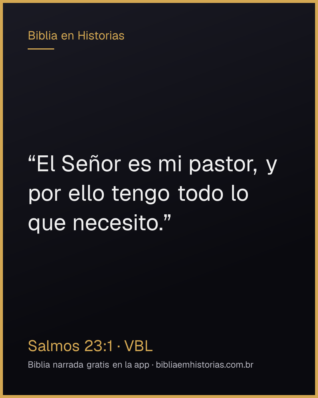 Imagen del versículo Salmos 23:1 para compartir