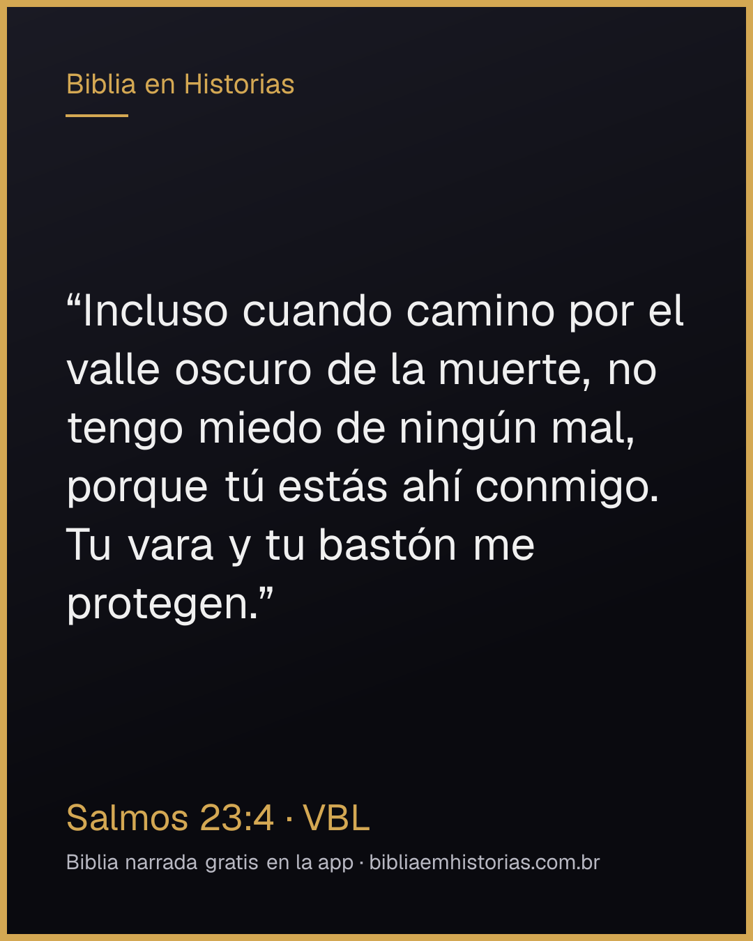 Imagen del versículo Salmos 23:4 para compartir