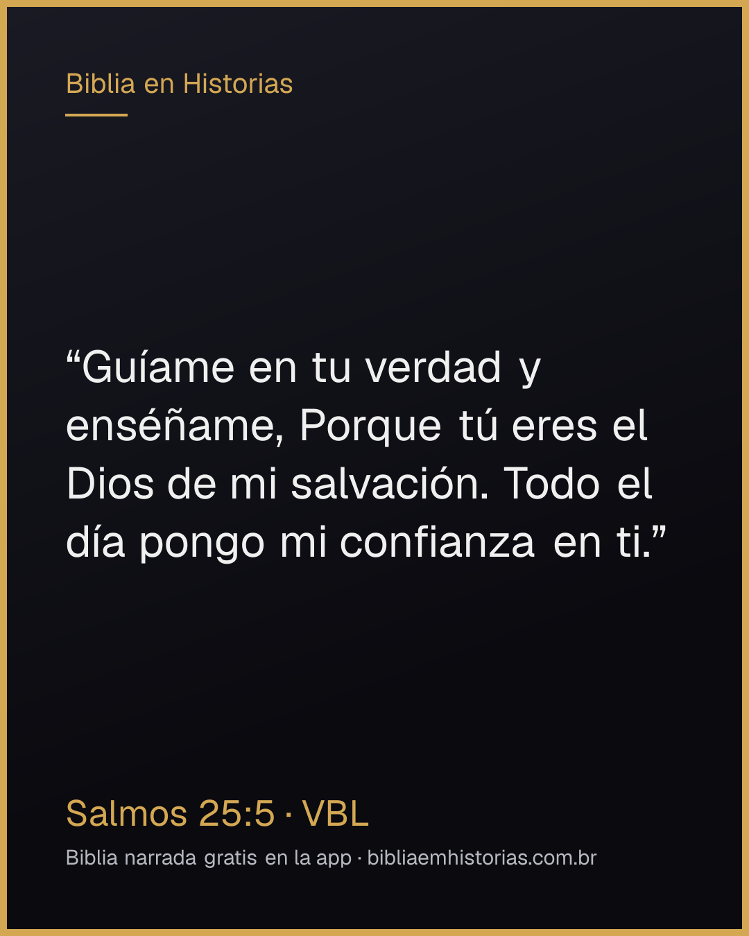 Imagen del versículo Salmos 25:5 para compartir