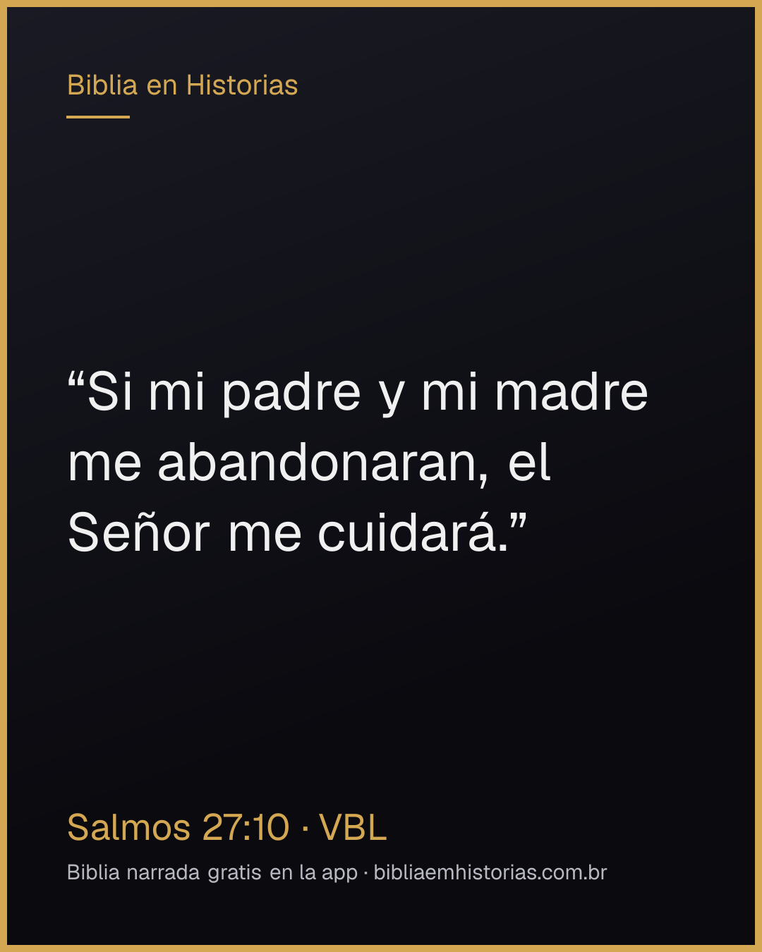 Imagen del versículo Salmos 27:10 para compartir