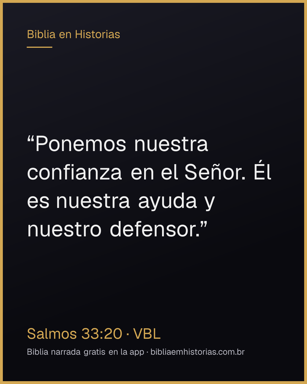 Imagen del versículo Salmos 33:20 para compartir