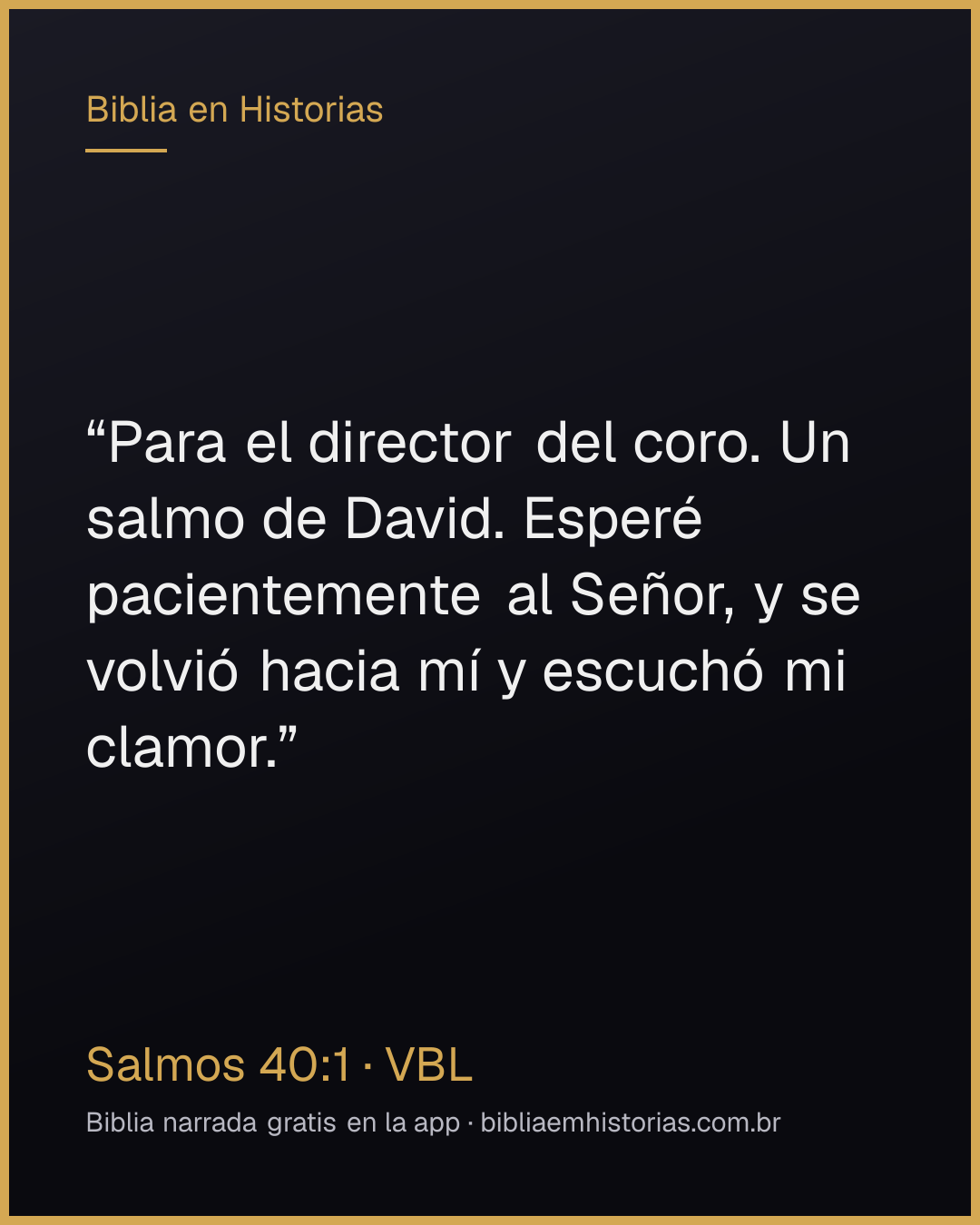 Imagen del versículo Salmos 40:1 para compartir
