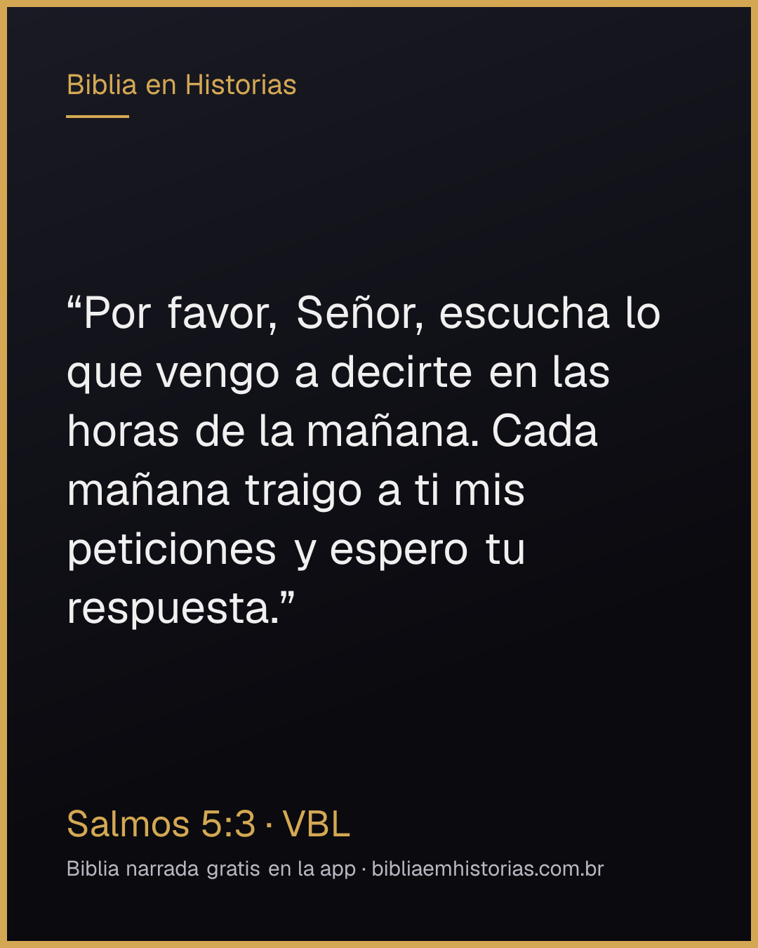 Imagen del versículo Salmos 5:3 para compartir