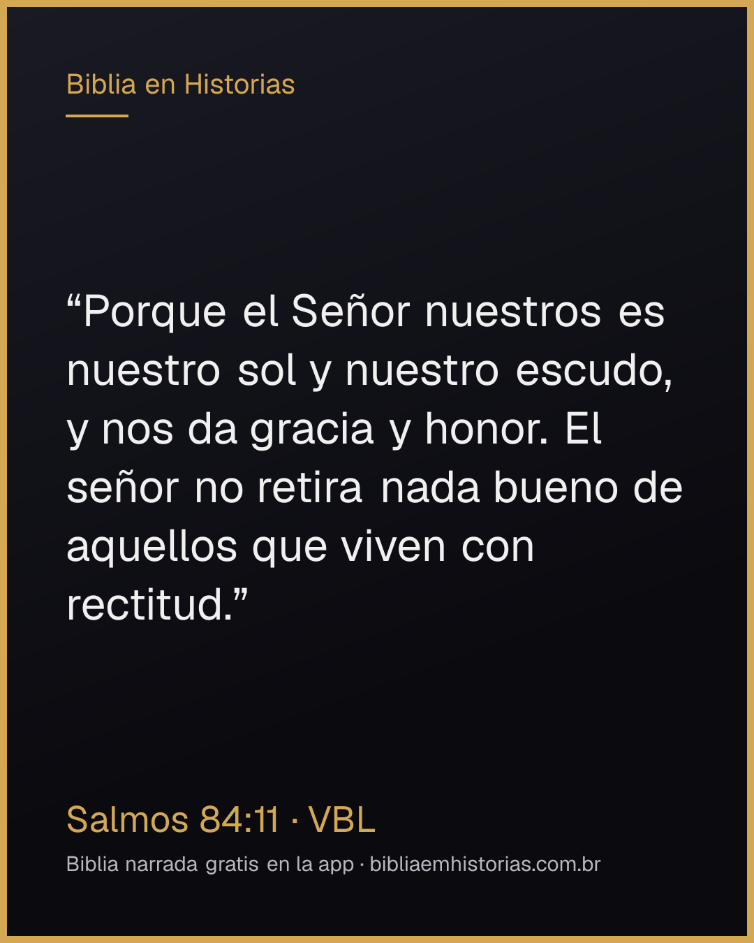Imagen del versículo Salmos 84:11 para compartir
