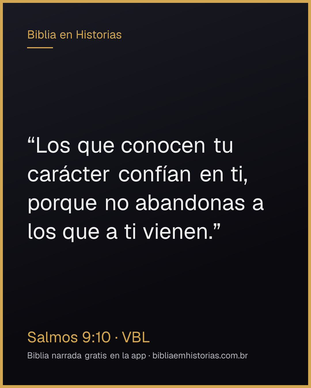 Imagen del versículo Salmos 9:10 para compartir