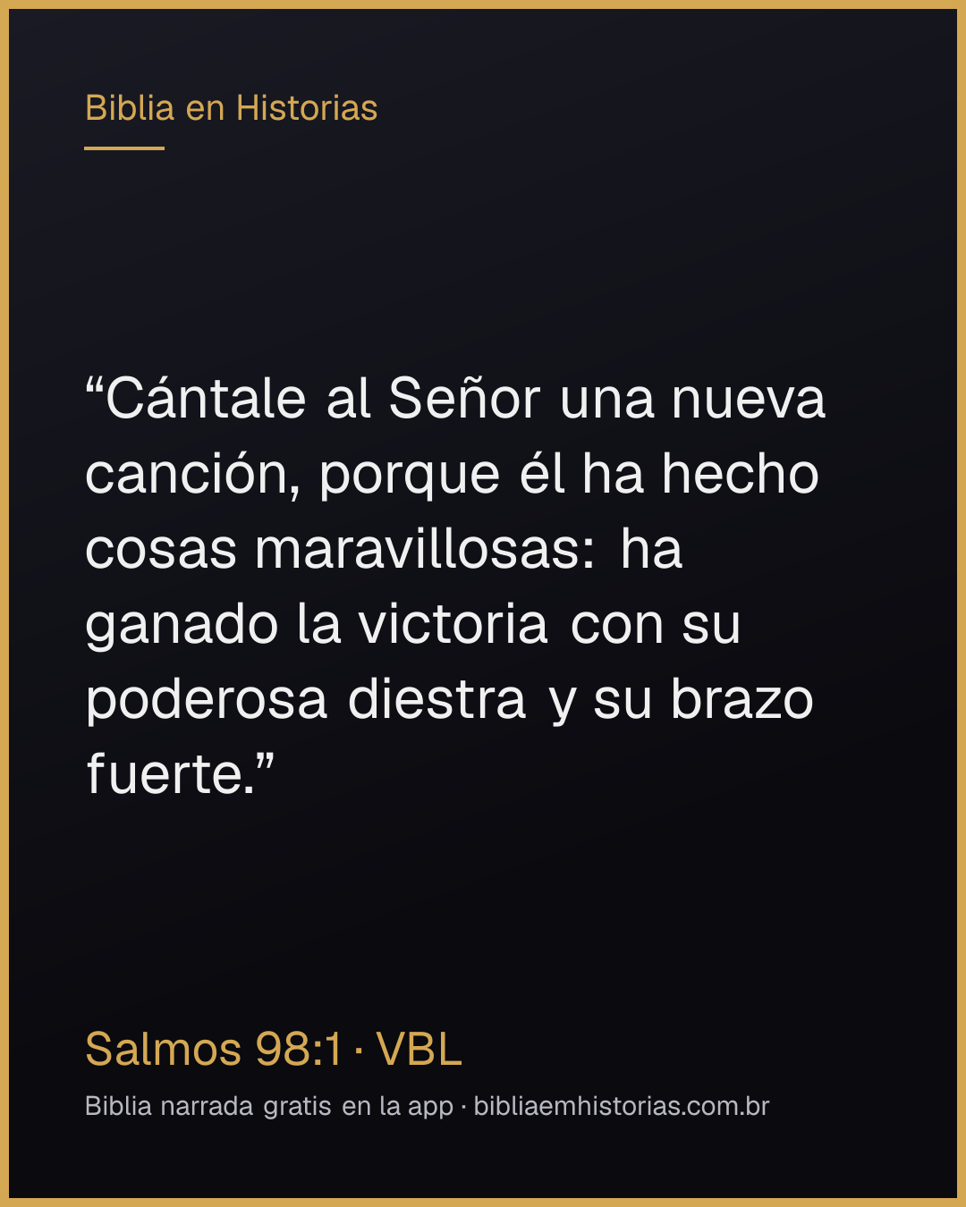 Imagen del versículo Salmos 98:1 para compartir