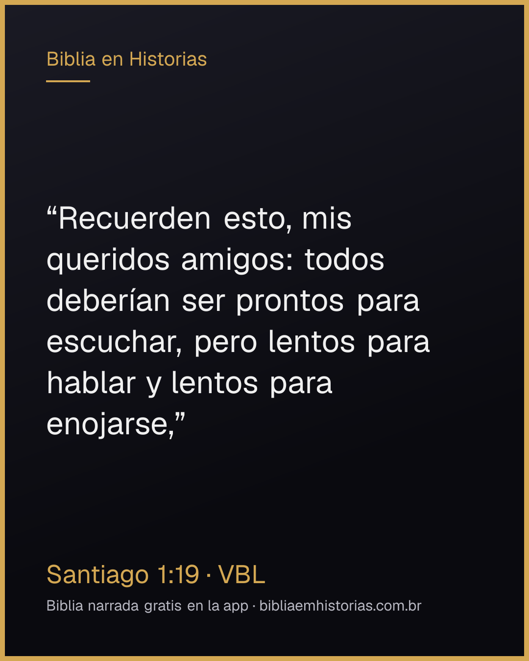 Imagen del versículo Santiago 1:19 para compartir