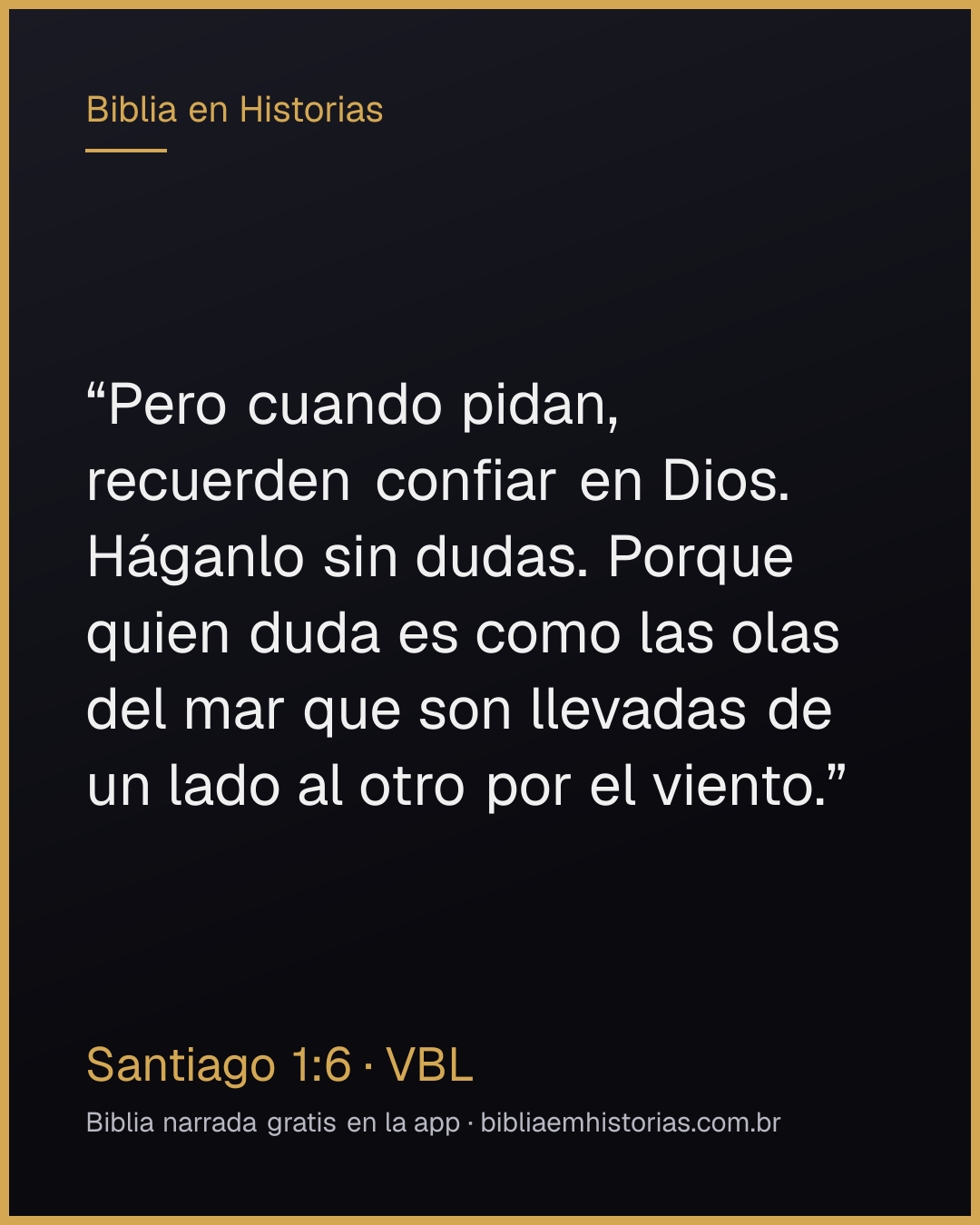 Imagen del versículo Santiago 1:6 para compartir