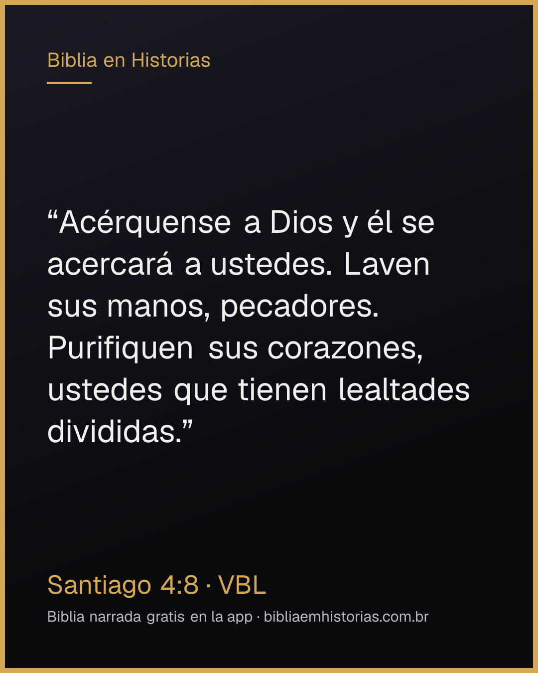 Imagen del versículo Santiago 4:8 para compartir