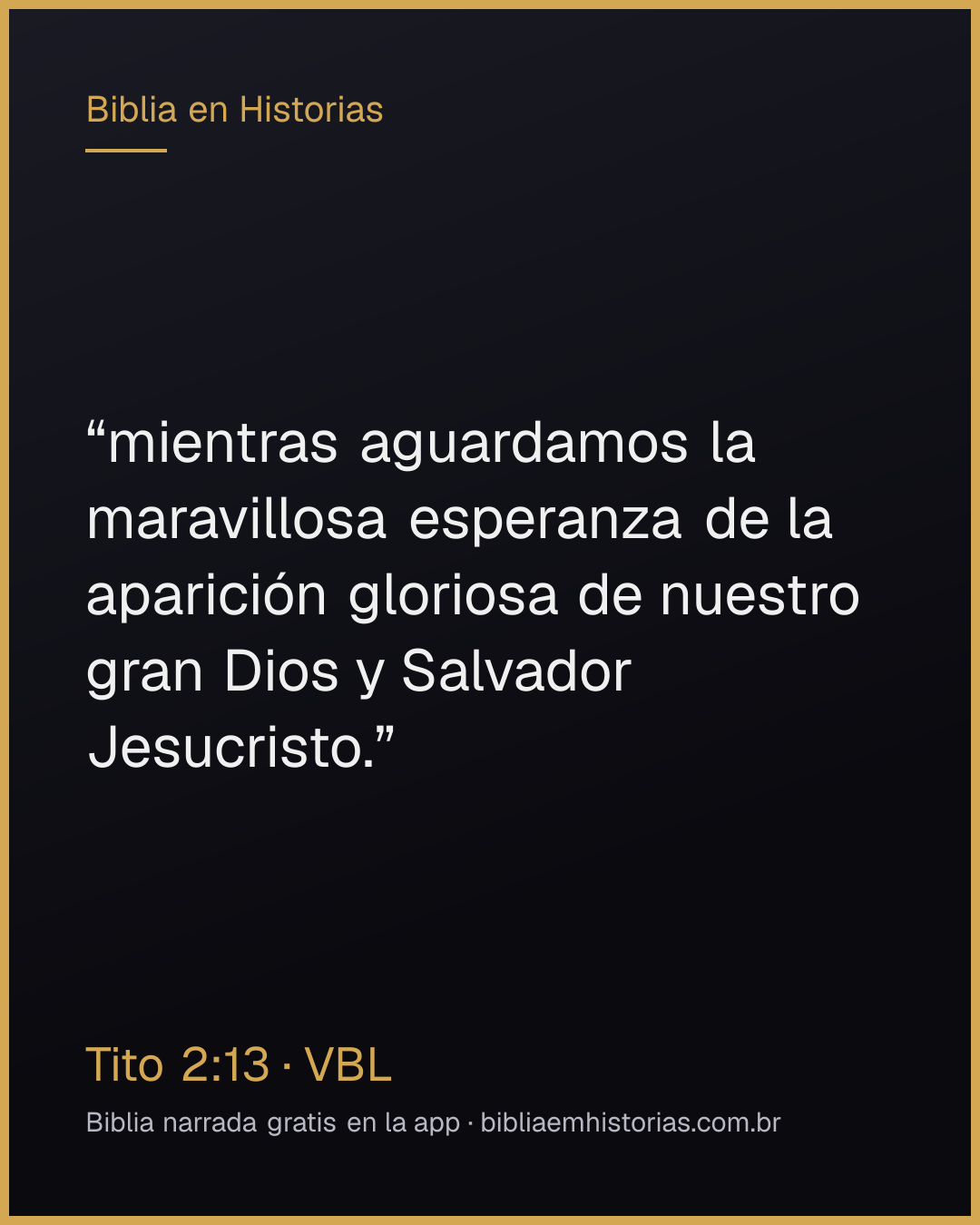 Imagen del versículo Tito 2:13 para compartir