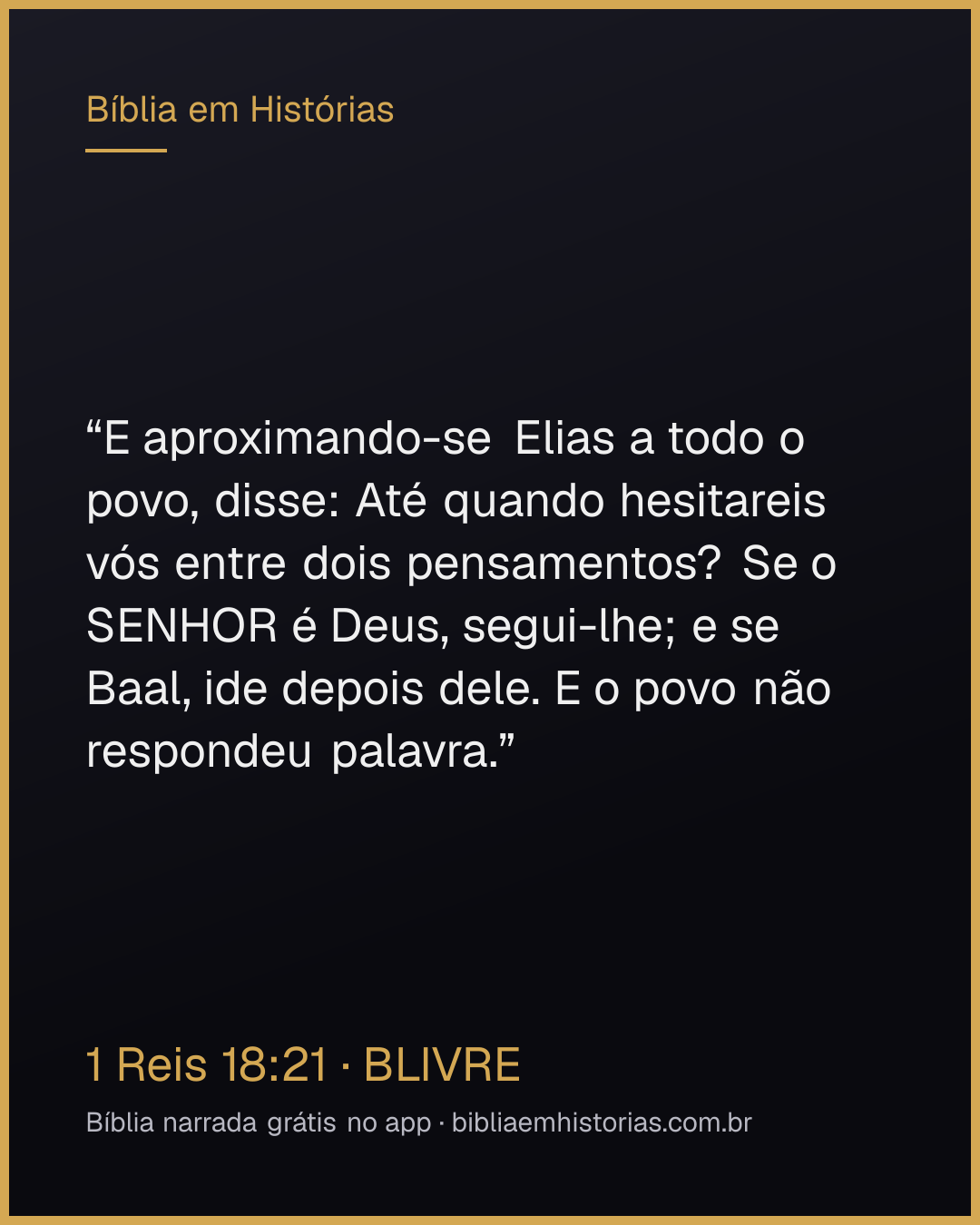 Imagem do versículo 1 Reis 18:21 para compartilhar
