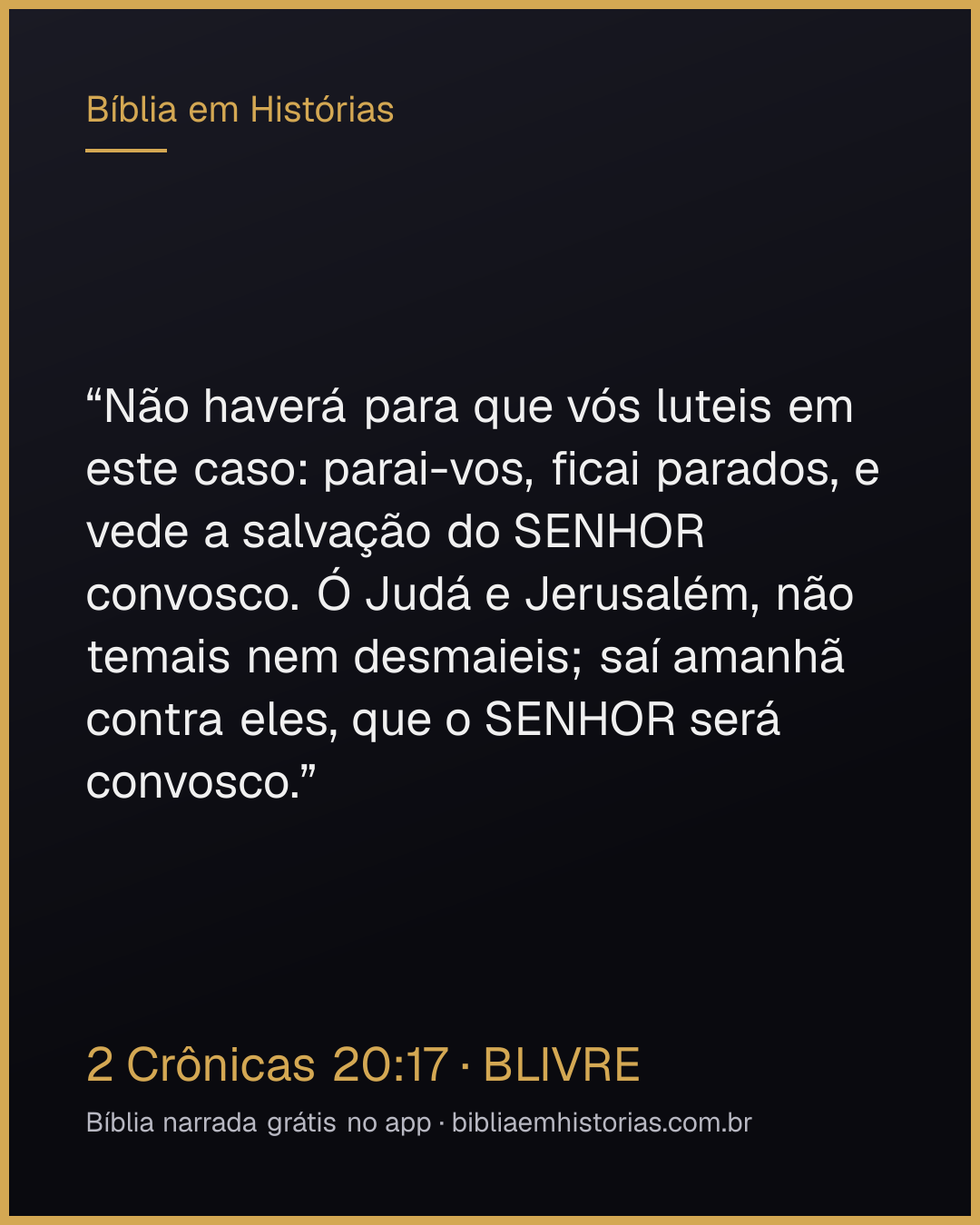 Imagem do versículo 2 Crônicas 20:17 para compartilhar