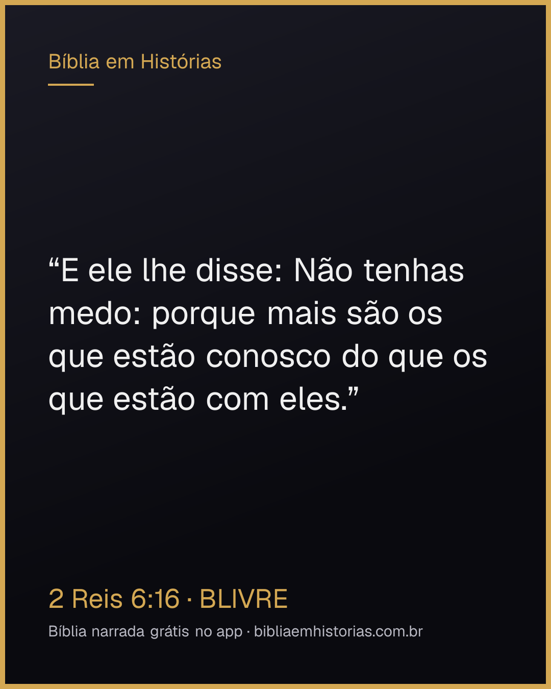 Imagem do versículo 2 Reis 6:16 para compartilhar