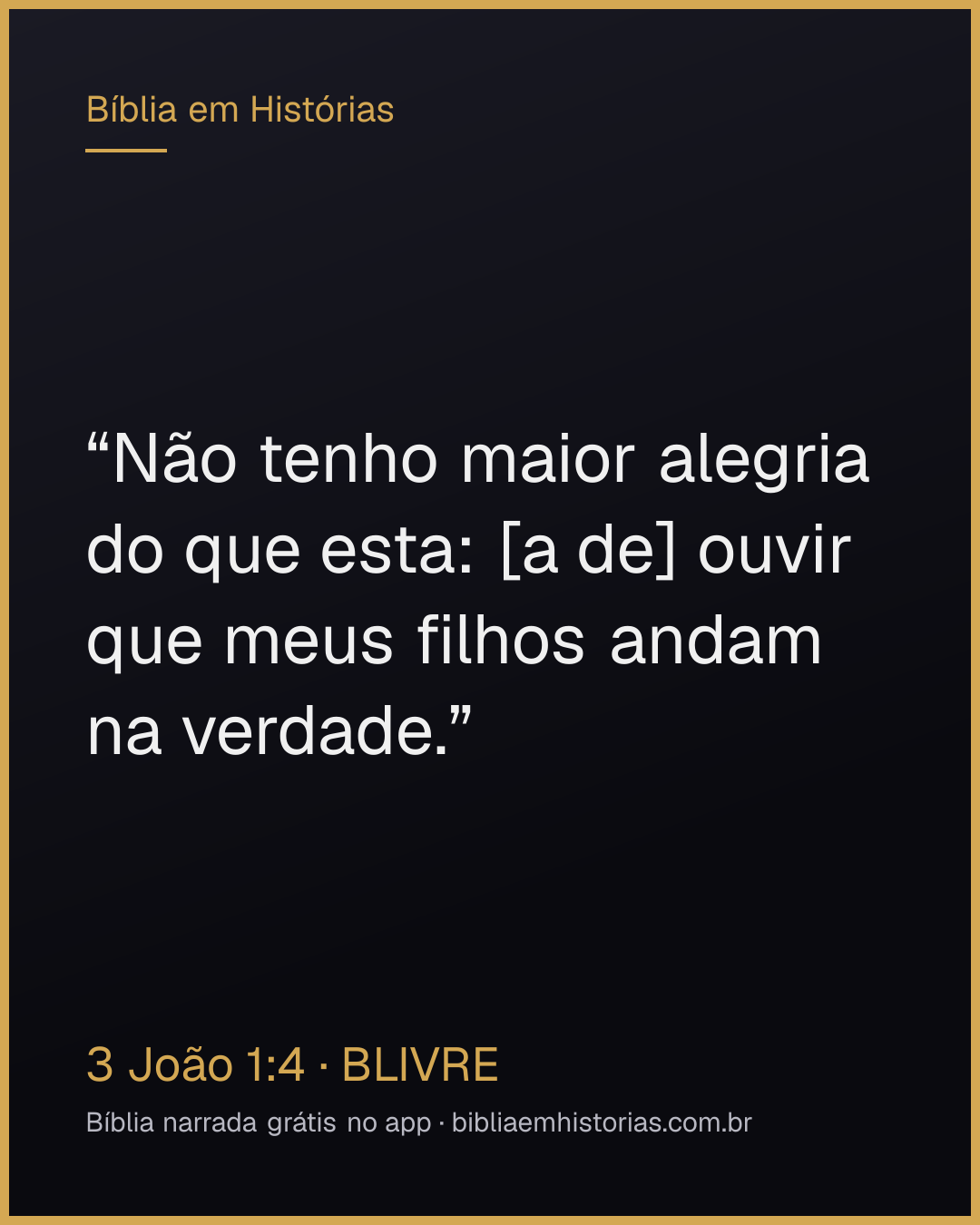 Imagem do versículo 3 João 1:4 para compartilhar